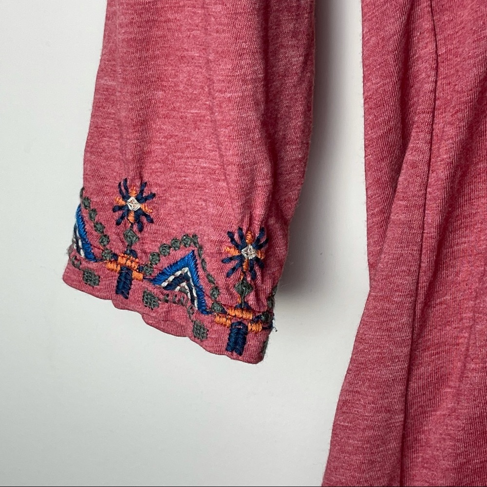 Johnny Was Embroidered Floral Top J13319-8 - Picture 6 of 8